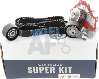 Automotor France STK4980 - Pompe à eau + kit de courroie de distribution cwaw.fr