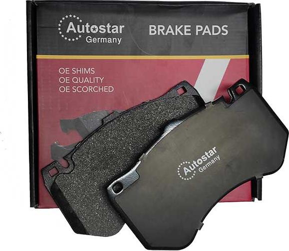 Autostar Germany 141546 - Kit de plaquettes de frein, frein à disque cwaw.fr