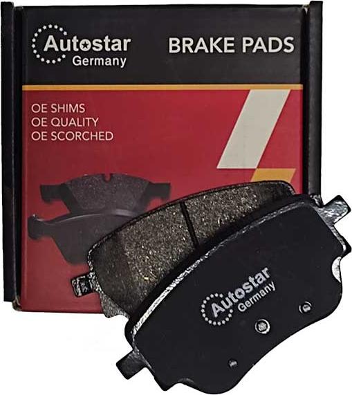 Autostar Germany 141548 - Kit de plaquettes de frein, frein à disque cwaw.fr