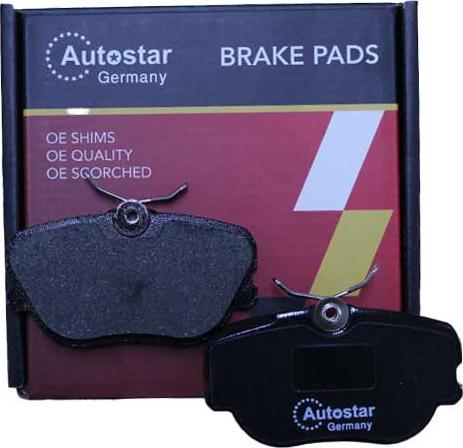 Autostar Germany 141558 - Kit de plaquettes de frein, frein à disque cwaw.fr