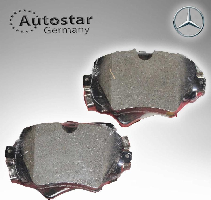 Autostar Germany 141536 - Kit de plaquettes de frein, frein à disque cwaw.fr