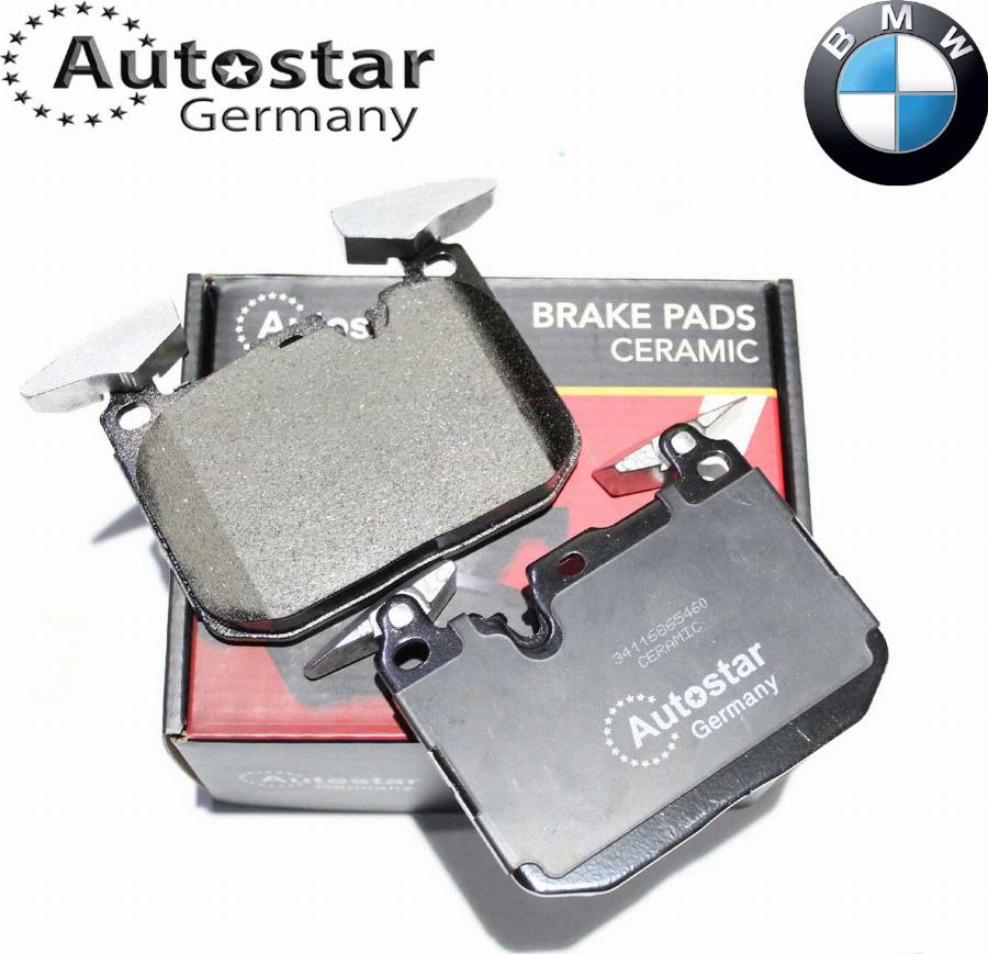 Autostar Germany 1413186 - Kit de plaquettes de frein, frein à disque cwaw.fr