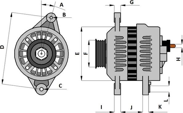 Autoteam AMI263 - Alternateur cwaw.fr