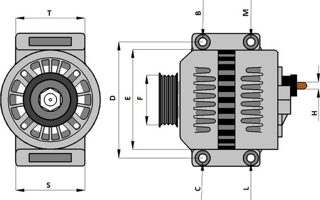 Autoteam AVA084A - Alternateur cwaw.fr