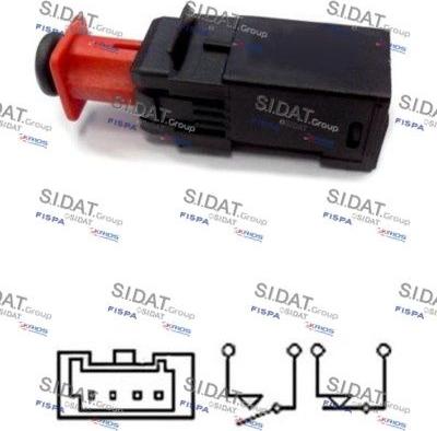 Autoteam E140080A2 - Interrupteur des feux de freins cwaw.fr