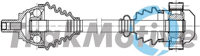 Autoteam G302002 - Arbre de transmission cwaw.fr