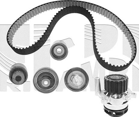 Autoteam KATW1164 - Pompe à eau + kit de courroie de distribution cwaw.fr