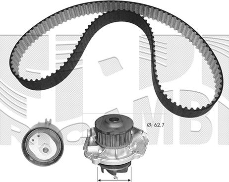 Autoteam KATW1252B - Pompe à eau + kit de courroie de distribution cwaw.fr