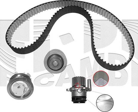 Autoteam KATW1263C - Pompe à eau + kit de courroie de distribution cwaw.fr