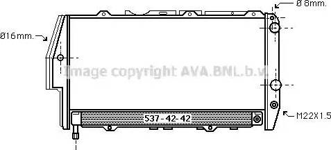 Ava Quality Cooling AI 2049 - Radiateur, refroidissement du moteur cwaw.fr