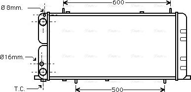 Ava Quality Cooling AI 2051 - Radiateur, refroidissement du moteur cwaw.fr