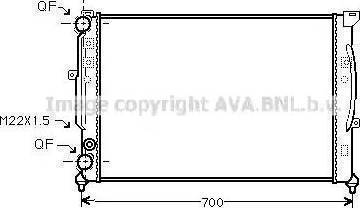 Delphi RA87222-11B1 - Radiateur, refroidissement du moteur cwaw.fr