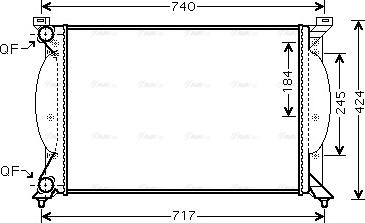 Ava Quality Cooling AI 2240 - Radiateur, refroidissement du moteur cwaw.fr