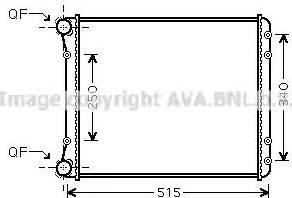 Ava Quality Cooling AI 2220 - Radiateur, refroidissement du moteur cwaw.fr