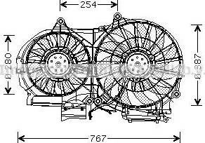 Ava Quality Cooling AI 7505 - Ventilateur, refroidissement du moteur cwaw.fr