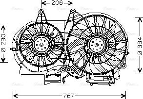 Ava Quality Cooling AI 7506 - Ventilateur, refroidissement du moteur cwaw.fr