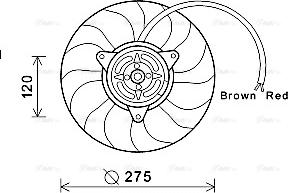 Ava Quality Cooling AI 7515 - Ventilateur, refroidissement du moteur cwaw.fr