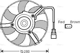 Ava Quality Cooling AI 7516 - Ventilateur, refroidissement du moteur cwaw.fr