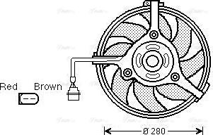 Ava Quality Cooling AI 7510 - Ventilateur, refroidissement du moteur cwaw.fr