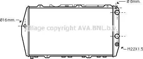 Ava Quality Cooling AIA2019 - Radiateur, refroidissement du moteur cwaw.fr