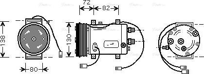 Ava Quality Cooling AIAK179 - Compresseur, climatisation cwaw.fr