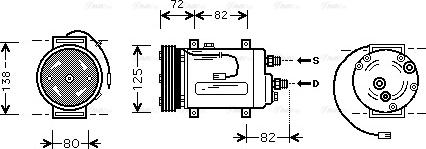 Ava Quality Cooling AIAK178 - Compresseur, climatisation cwaw.fr