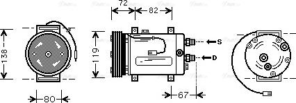 Ava Quality Cooling AIAK177 - Compresseur, climatisation cwaw.fr