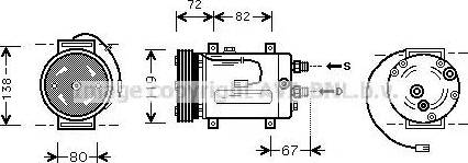 Ava Quality Cooling AI K177 - Compresseur, climatisation cwaw.fr