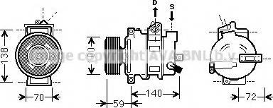 Ava Quality Cooling AIAK314 - Compresseur, climatisation cwaw.fr