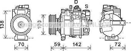 Ava Quality Cooling AIAK388 - Compresseur, climatisation cwaw.fr