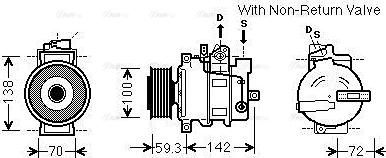 Ava Quality Cooling AIAK334 - Compresseur, climatisation cwaw.fr