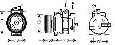 Ava Quality Cooling AIAK266 - Compresseur, climatisation cwaw.fr