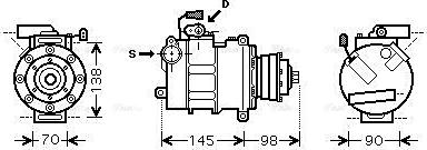 Ava Quality Cooling AIAK280 - Compresseur, climatisation cwaw.fr