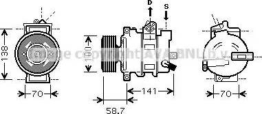 Ava Quality Cooling AIAK287 - Compresseur, climatisation cwaw.fr