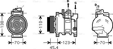 Ava Quality Cooling AIAK227 - Compresseur, climatisation cwaw.fr