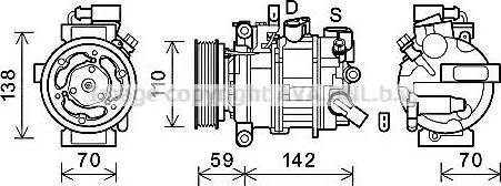 Ava Quality Cooling AIK402 - Compresseur, climatisation cwaw.fr