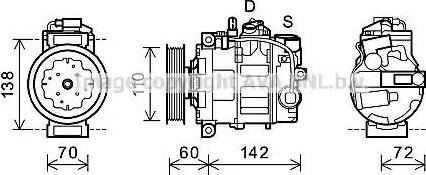 Ava Quality Cooling AIK344 - Compresseur, climatisation cwaw.fr