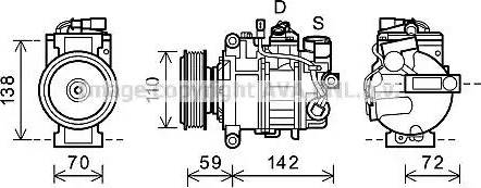 Ava Quality Cooling AIK341 - Compresseur, climatisation cwaw.fr