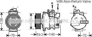 Ava Quality Cooling AIK330 - Compresseur, climatisation cwaw.fr