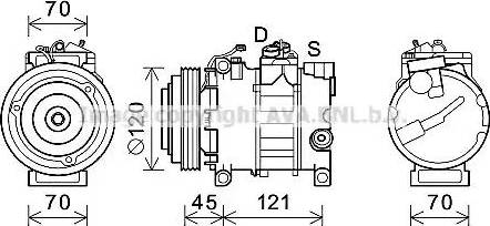 Ava Quality Cooling AIK379 - Compresseur, climatisation cwaw.fr