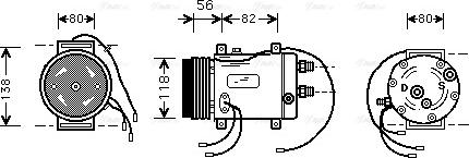 Ava Quality Cooling AI K255 - Compresseur, climatisation cwaw.fr