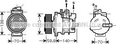 Ava Quality Cooling AI K278 - Compresseur, climatisation cwaw.fr