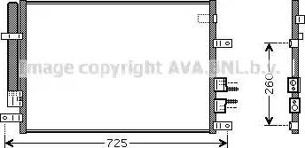 Ava Quality Cooling AL5097D - Condensateur, climatisation cwaw.fr