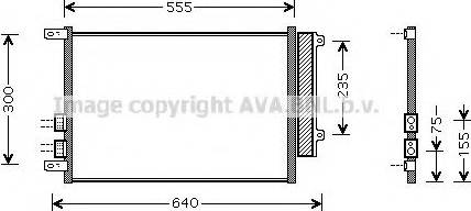 Ava Quality Cooling AL 5088 - Condensateur, climatisation cwaw.fr