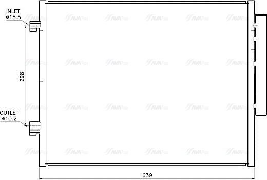 Ava Quality Cooling AL5159D - Condensateur, climatisation cwaw.fr