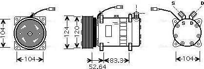 Ava Quality Cooling ALAK095 - Compresseur, climatisation cwaw.fr