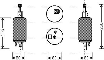 Ava Quality Cooling ALD001 - Filtre déshydratant, climatisation cwaw.fr