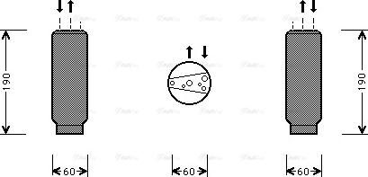 Ava Quality Cooling ALD003 - Filtre déshydratant, climatisation cwaw.fr