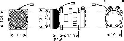 Ava Quality Cooling AL K095 - Compresseur, climatisation cwaw.fr