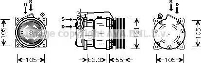 Ava Quality Cooling AL K090 - Compresseur, climatisation cwaw.fr